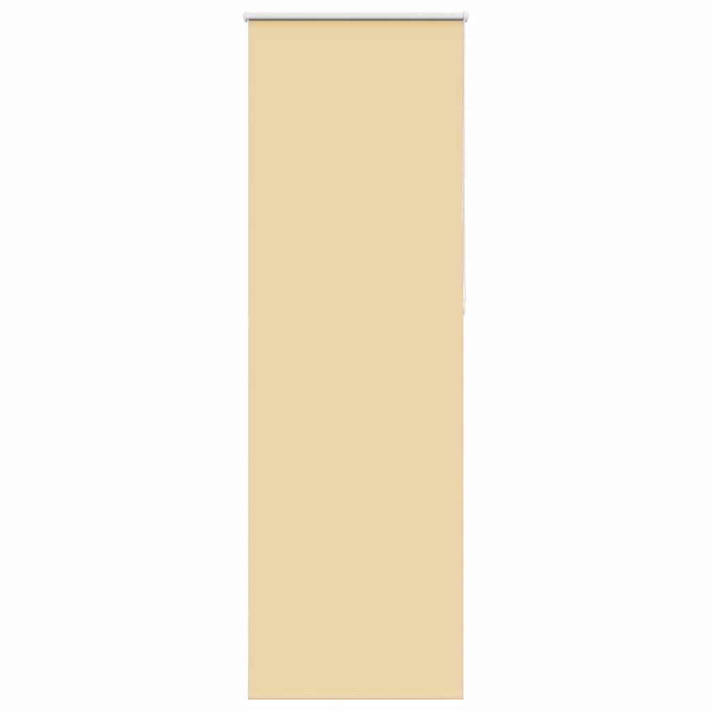 Roller Blind Blackout Beige 80x230 cm Fabric Width 75.7 cm Polyester