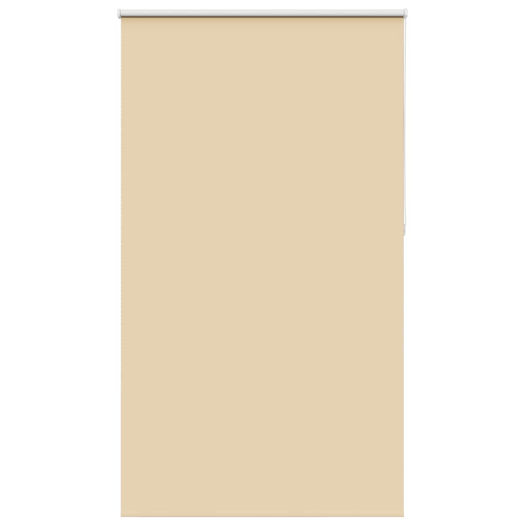 Roller Blind Blackout Beige 130x230 cm Fabric Width 126.6 cm Polyester