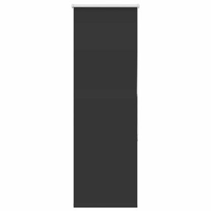 Roller Blind Blackout Black 50x130 cm Fabric Width 45.7 cm Polyester