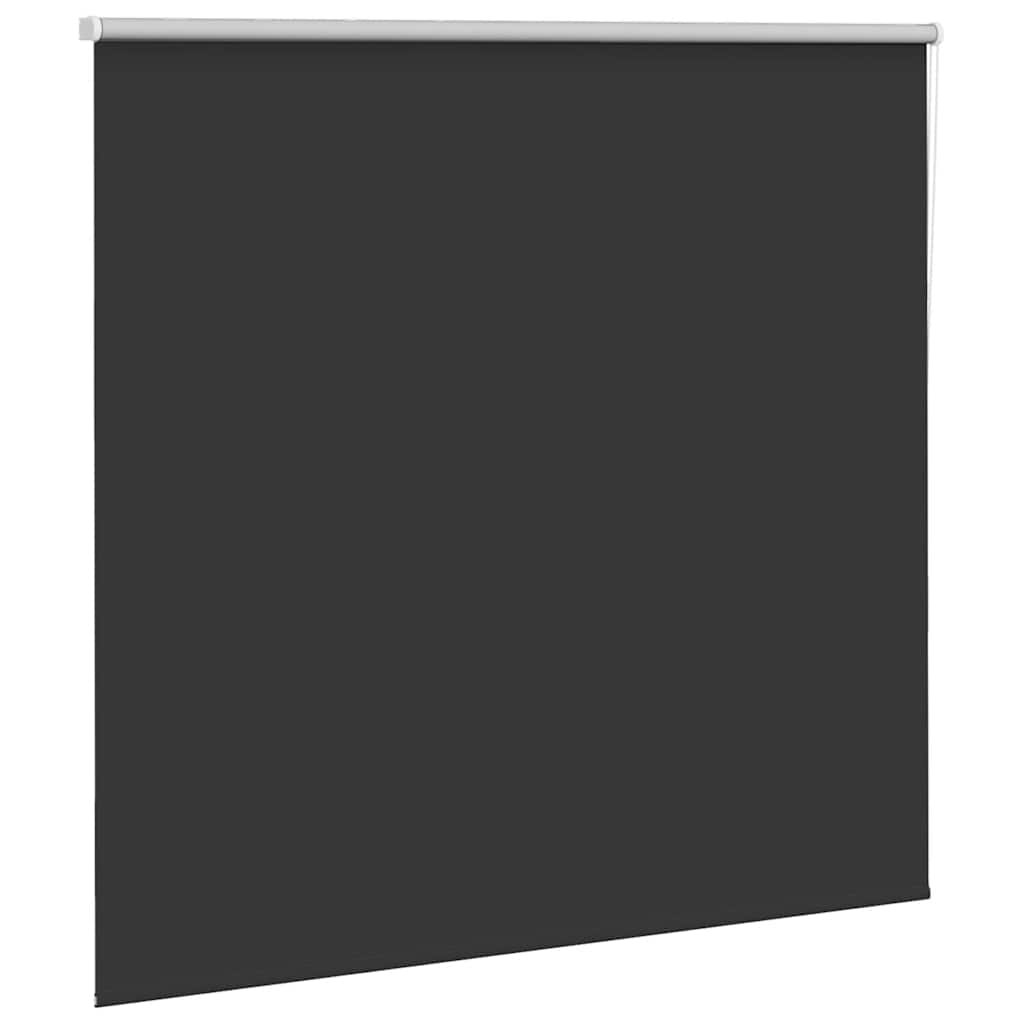 Roller Blind Blackout Black 165x130 cm Fabric Width 161.6 cm Polyester