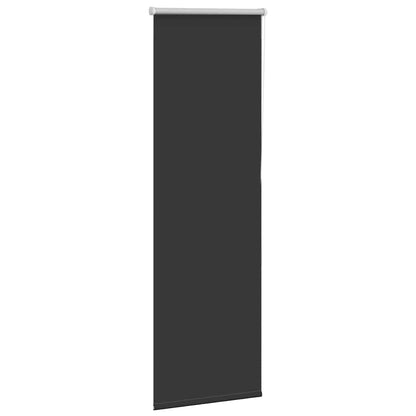 Roller Blind Blackout Black 40x150 cm Fabric Width 35.7 cm Polyester