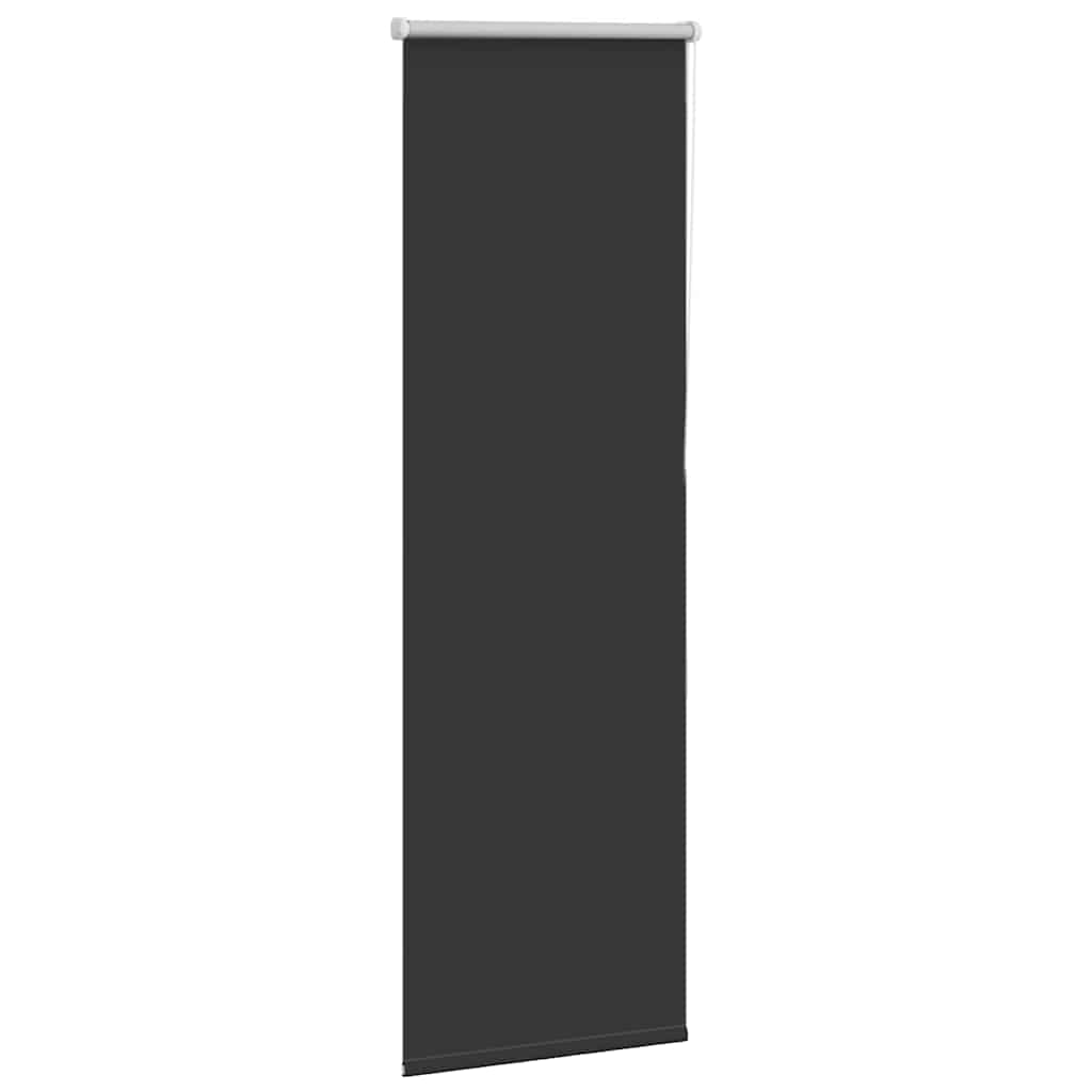 Roller Blind Blackout Black 50x150 cm Fabric Width 45.7 cm Polyester