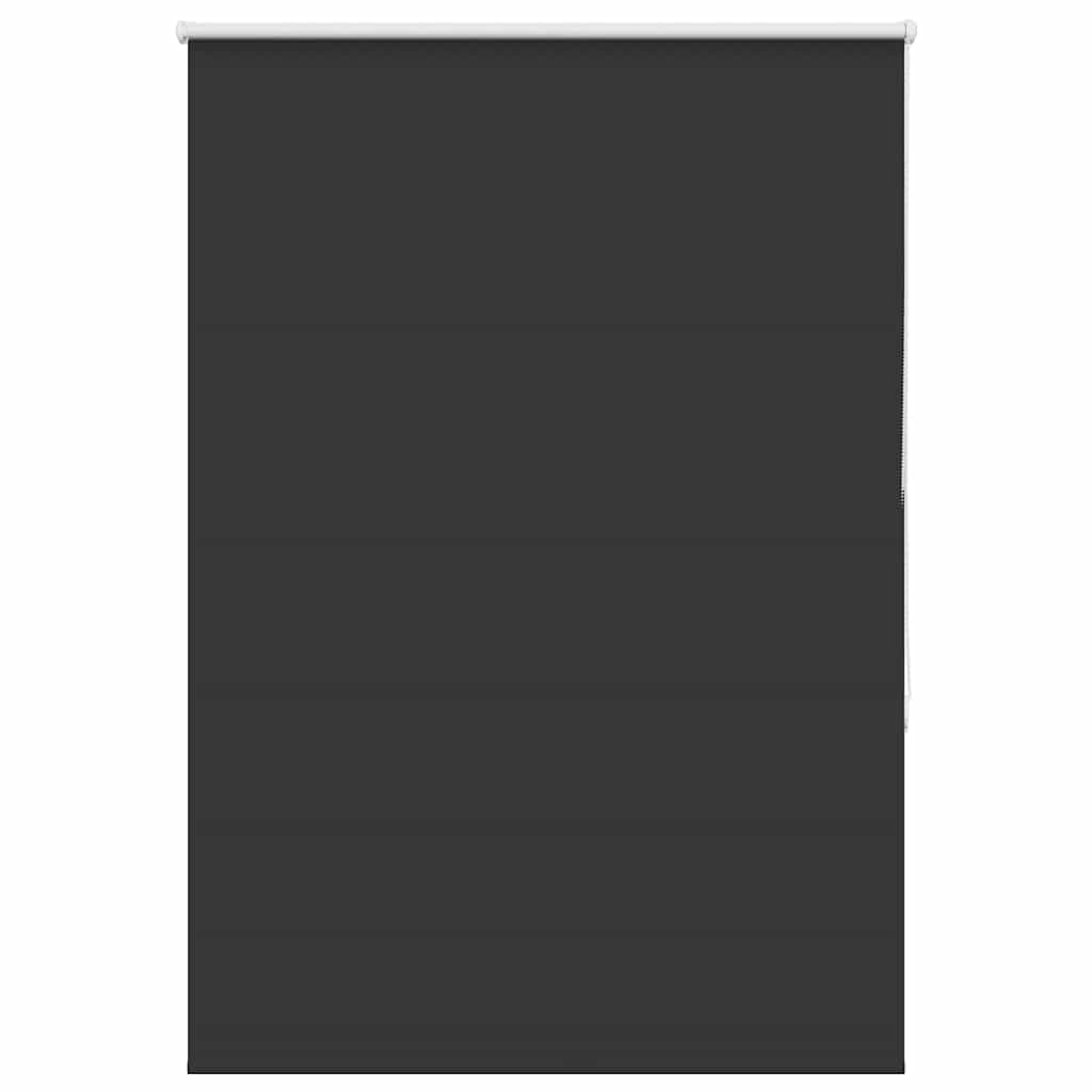 Roller Blind Blackout Black 105x150 cm Fabric Width 100.7 cm Polyester