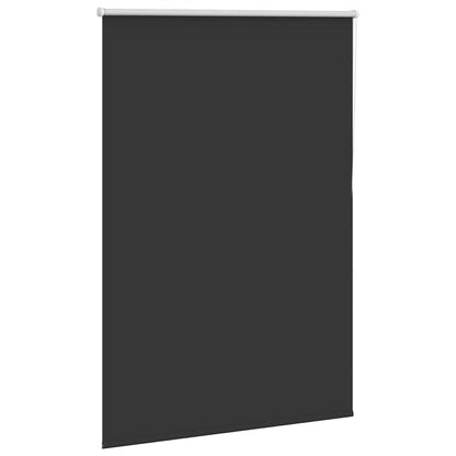 Roller Blind Blackout Black 115x150 cm Fabric Width 110.7 cm Polyester