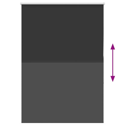 Roller Blind Blackout Black 115x150 cm Fabric Width 110.7 cm Polyester