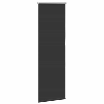 Roller Blind Blackout Black 40x175 cm Fabric Width 35.7 cm Polyester