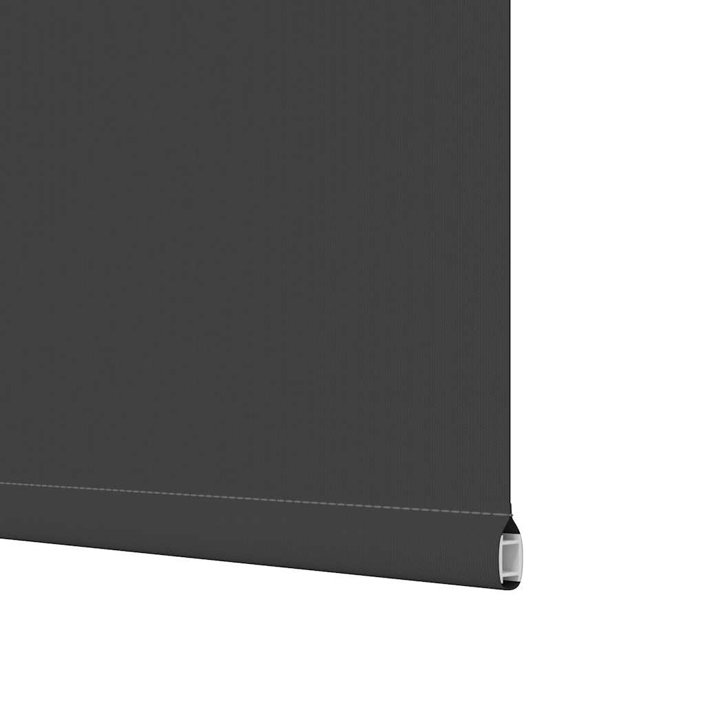 Roller Blind Blackout Black 165x175 cm Fabric Width 161.6 cm