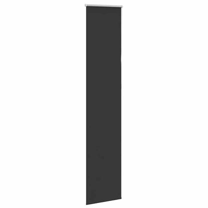 Roller Blind Blackout Black 60x210 cm Fabric Width 55.7 cm Polyester