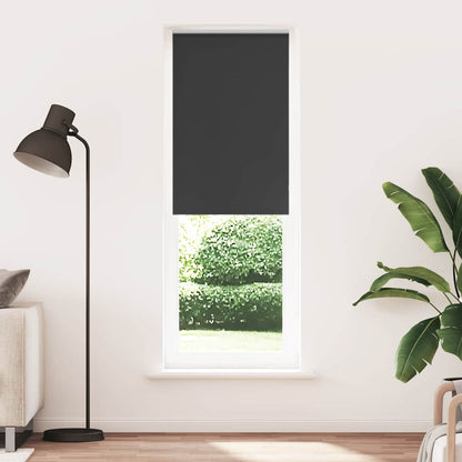 Roller Blind Blackout Black 75x210 cm Fabric Width 70.7 cm Polyester