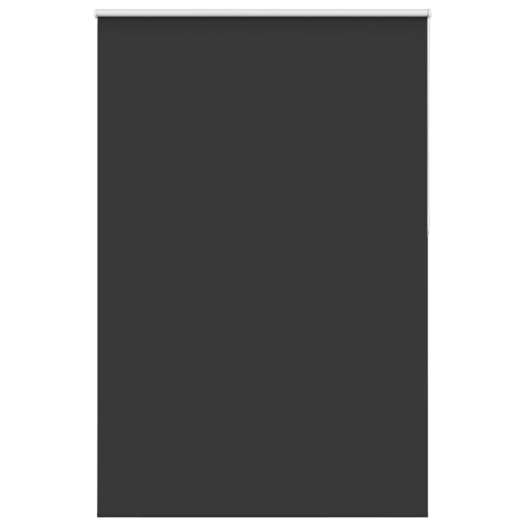 Roller Blind Blackout Black 145x210 cm Fabric Width 141.6 cm Polyester