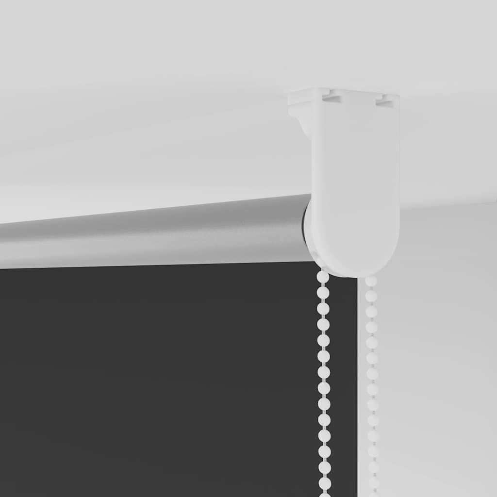 Roller Blind Blackout Black 155x210 cm Fabric Width 151.6 cm