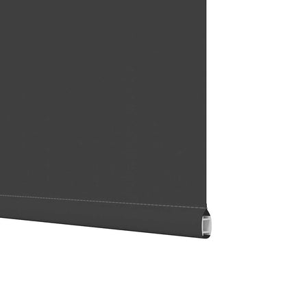 Roller Blind Blackout Black 150x230 cm Fabric Width 146,6 cm Polyester