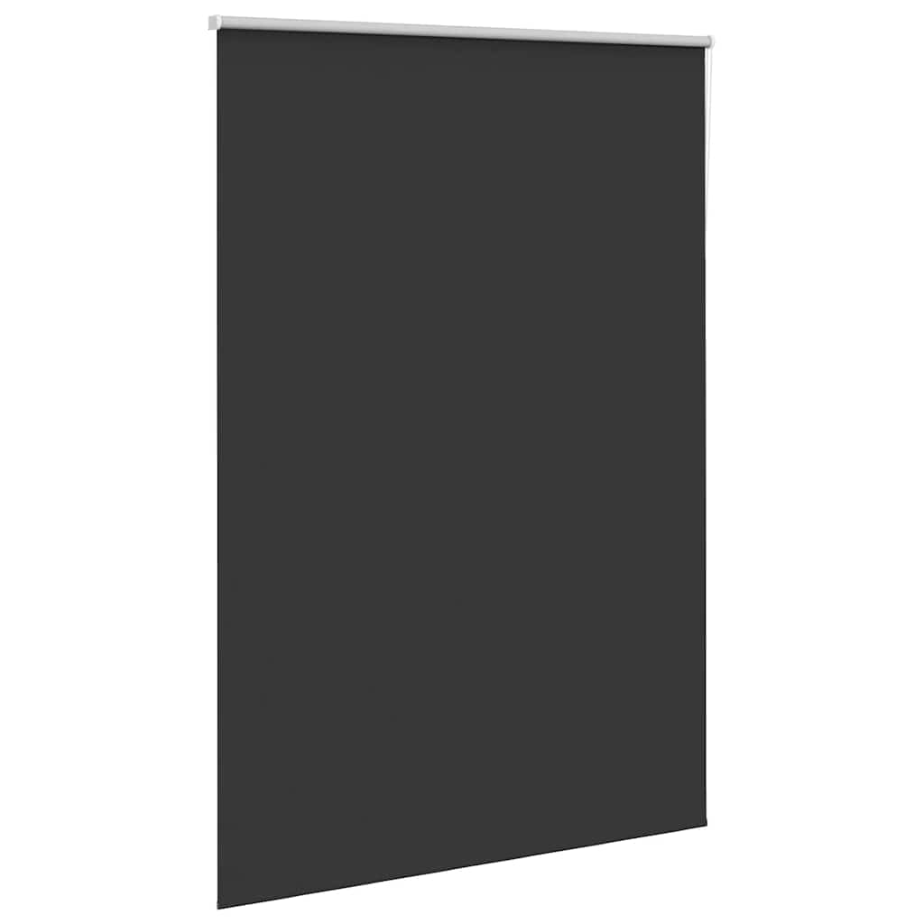 Roller Blind Blackout Black 150x230 cm Fabric Width 146,6 cm Polyester