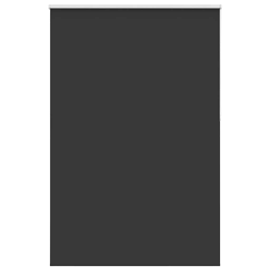 Roller Blind Blackout Black 155x230 cm Fabric Width 151.6 cm Polyester