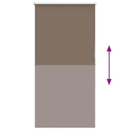 Roller Blind Blackout Coffee 65x130 cm Fabric Width 60.7 cm Polyester