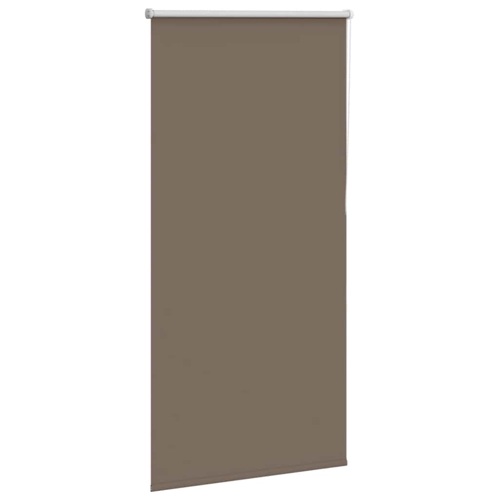Roller Blind Blackout Coffee 85x130 cm Fabric Width 80.7 cm Polyester