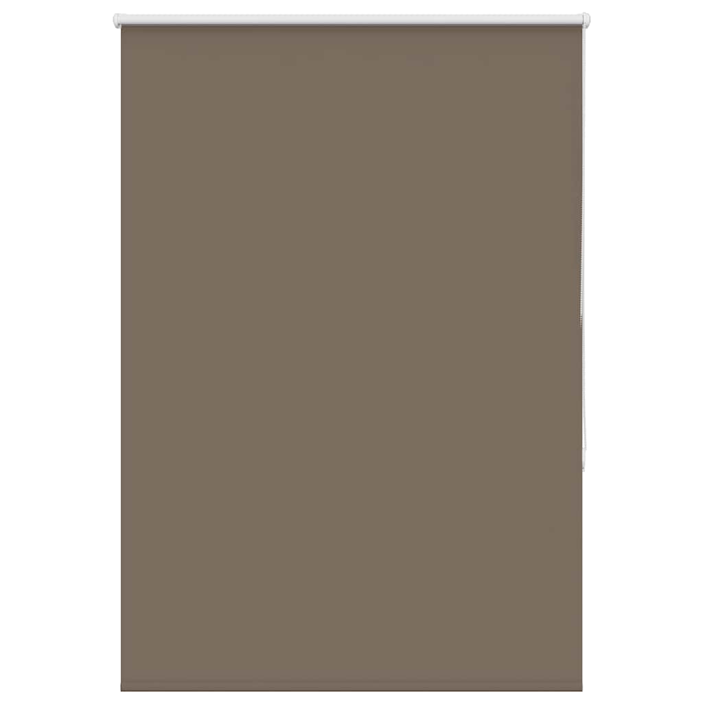 Roller Blind Blackout Coffee 105x130 cm Fabric Width 100.7 cm Polyester