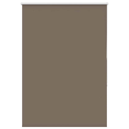 Roller Blind Blackout Coffee 105x130 cm Fabric Width 100.7 cm Polyester