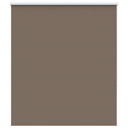 Roller Blind Blackout Coffee 120x130 cm Fabric Width 116.6 cm Polyester