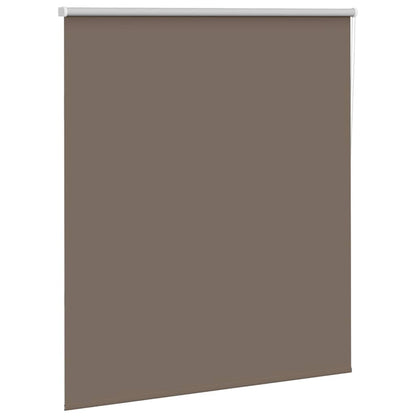 Roller Blind Blackout Coffee 120x130 cm Fabric Width 116.6 cm Polyester