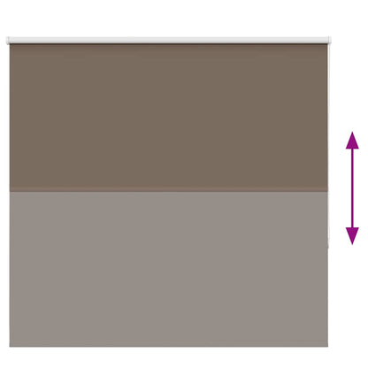 Roller Blind Blackout Coffee 150x130 cm Fabric Width 146.6 cm Polyester