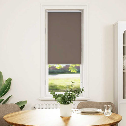 Roller Blind Blackout Coffee 40x150 cm Fabric Width 35.7 cm Polyester