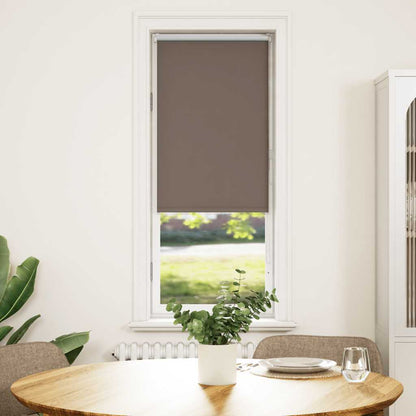 Roller Blind Blackout Coffee 50x150 cm Fabric Width 45.7 cm Polyester