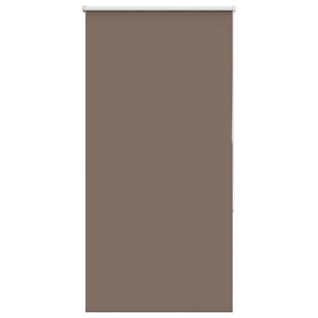 Roller Blind Blackout Coffee 75x150 cm Fabric Width 70.7 cm Polyester