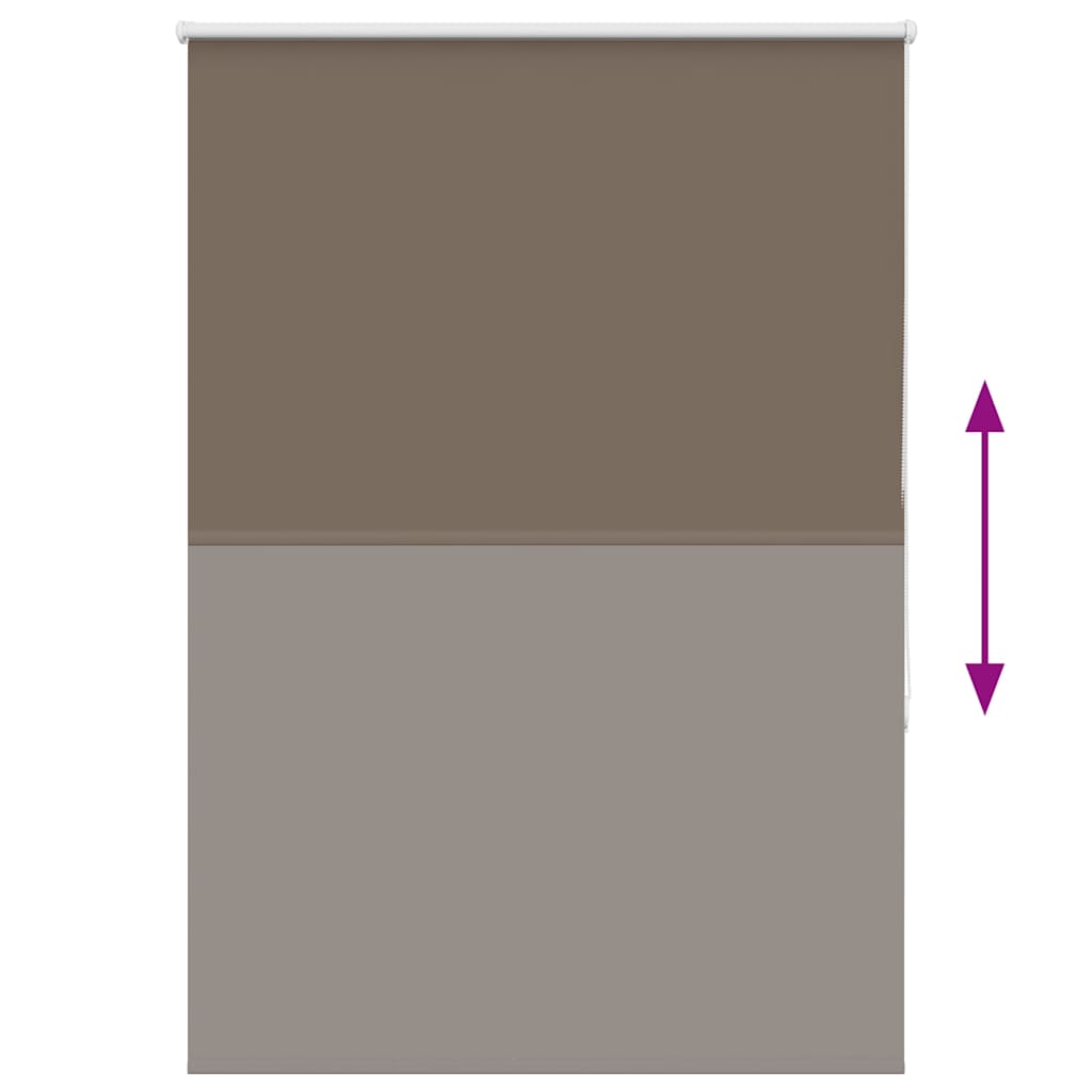 Roller Blind Blackout Coffee 95x150 cm Fabric Width 90.7 cm Polyester