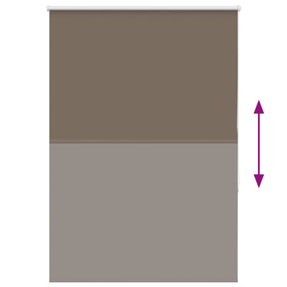 Roller Blind Blackout Coffee 95x150 cm Fabric Width 90.7 cm Polyester