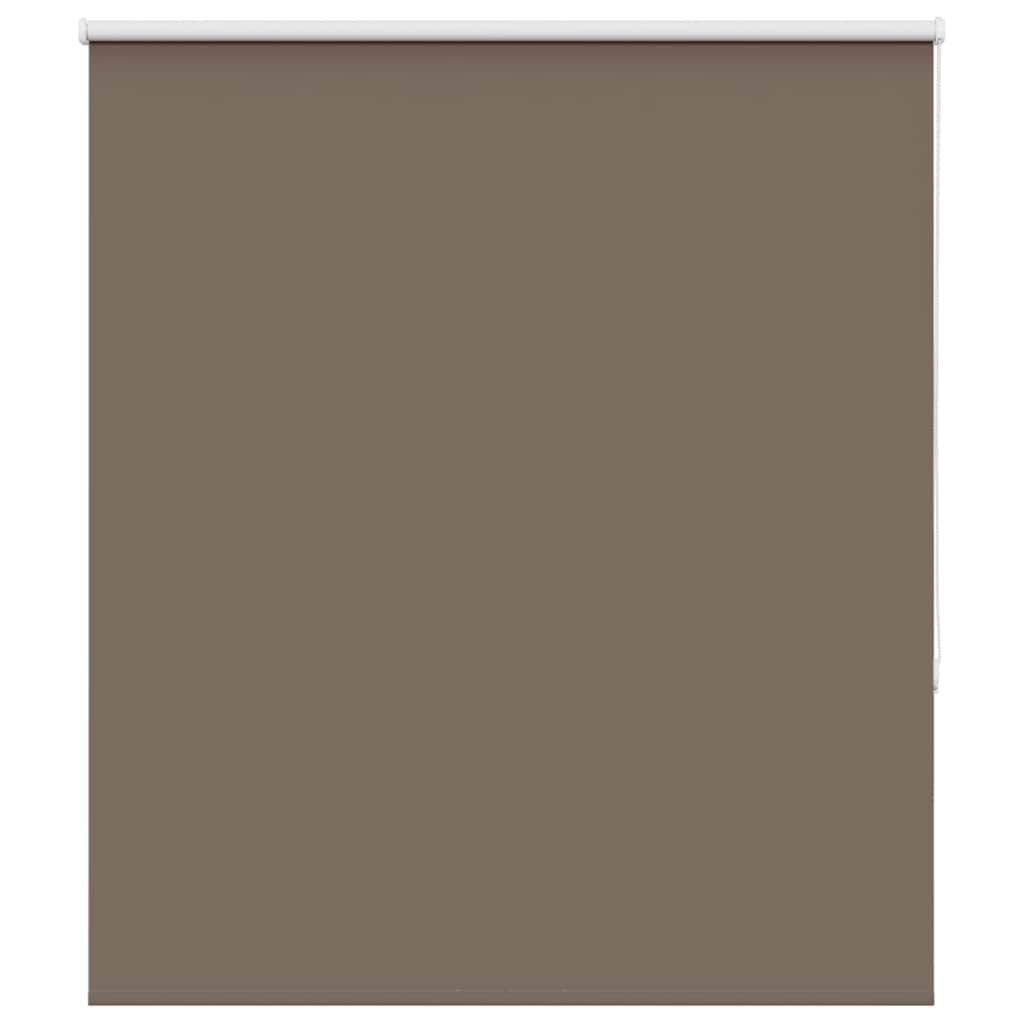 Roller Blind Blackout Coffee 140x150 cm Fabric Width 136.6 cm Polyester