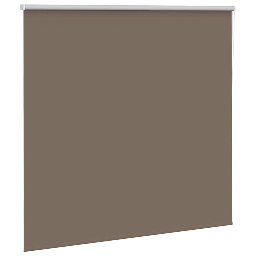Roller Blind Blackout Coffee 150x150 cm Fabric Width 146.6 cm Polyester