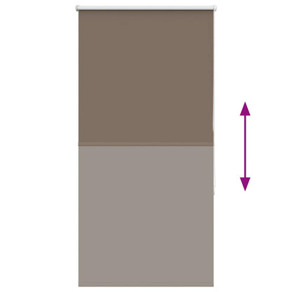 Roller Blind Blackout Coffee 70x175 cm Fabric Width 65.7 cm Polyester