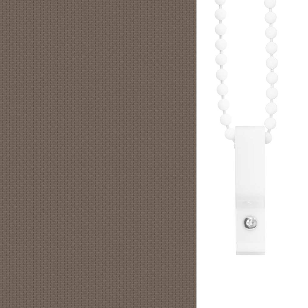 Roller Blind Blackout Coffee 90x175 cm Fabric Width 85.7 cm Polyester