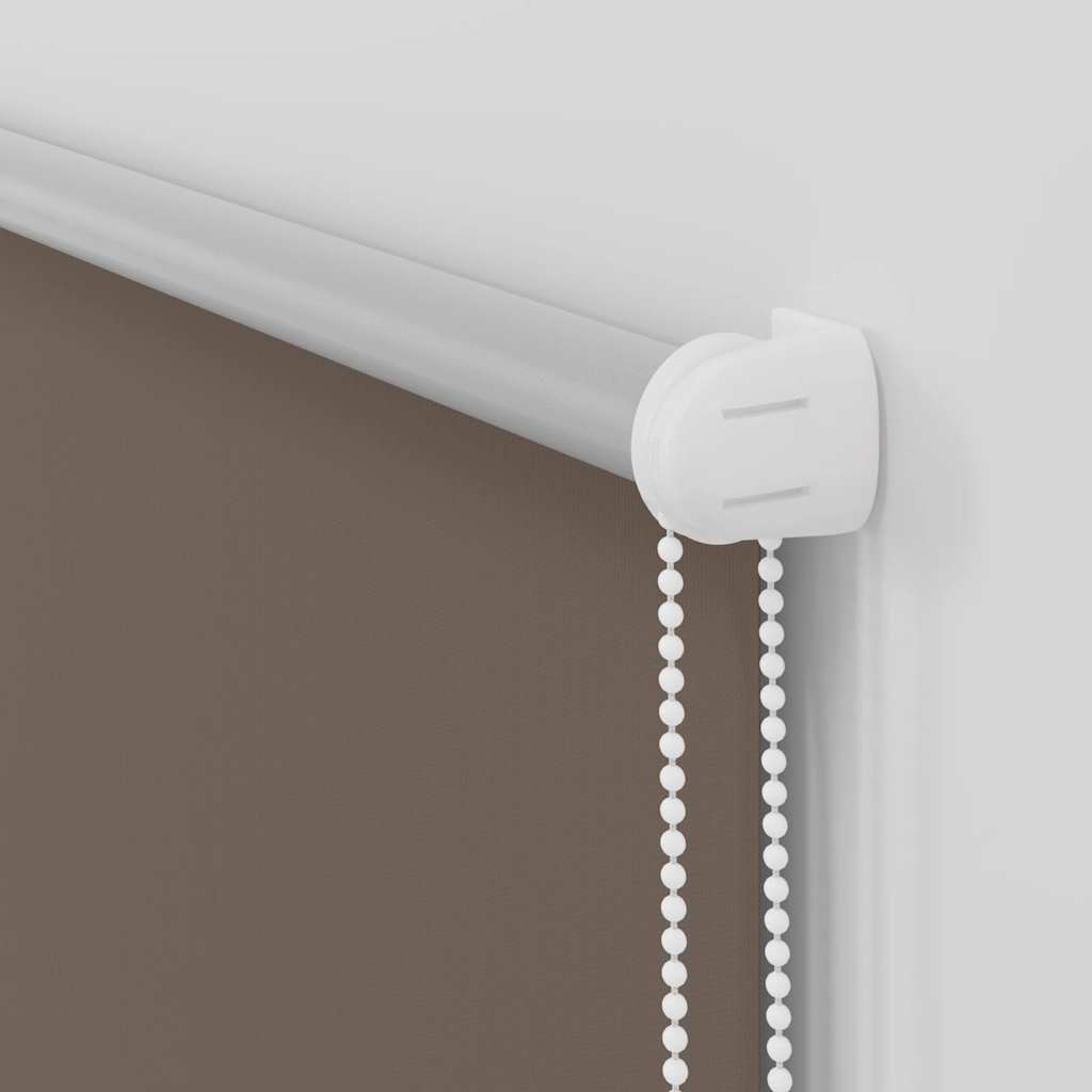 Roller Blind Blackout Coffee 90x175 cm Fabric Width 85.7 cm Polyester