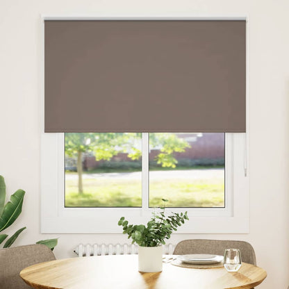 Roller Blind Blackout Coffee 120x175 cm Fabric Width 116.6 cm Polyester