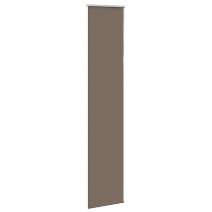 Roller Blind Blackout Coffee 40x210 cm Fabric Width 35.7 cm Polyester