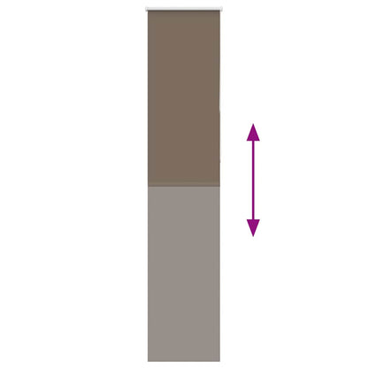 Roller Blind Blackout Coffee 55x210 cm Fabric Width 50.7 cm Polyester