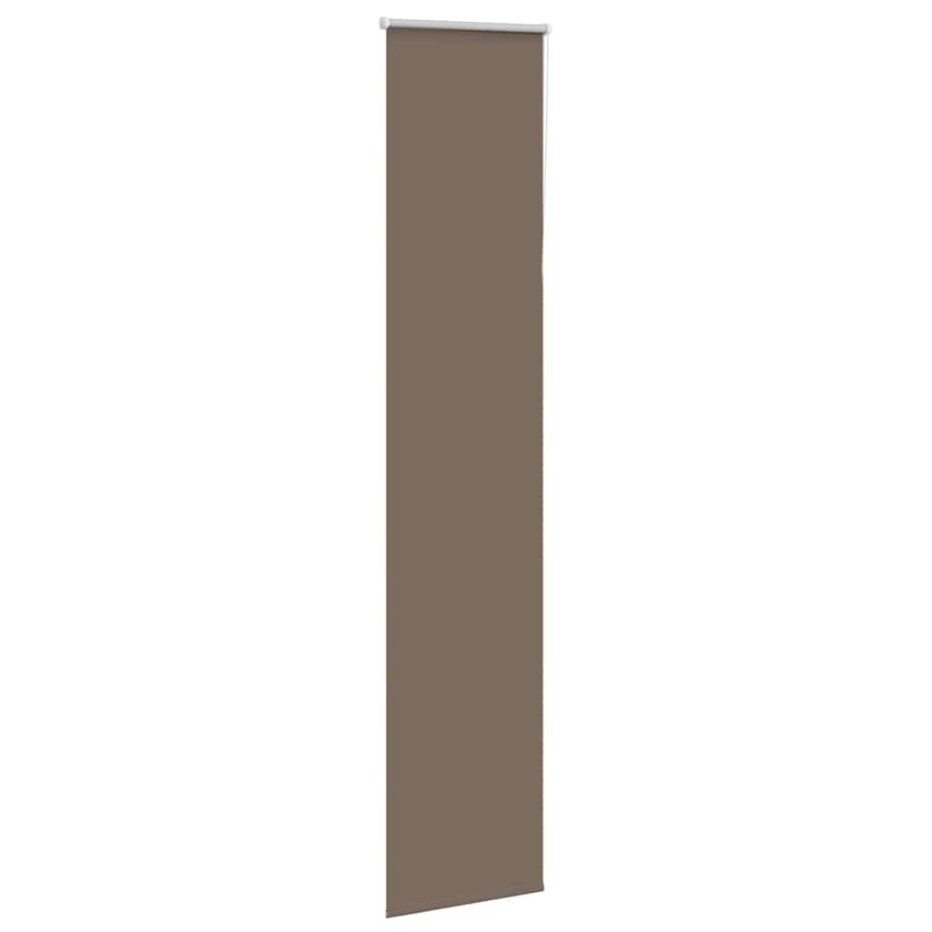 Roller Blind Blackout Coffee 60x210 cm Fabric Width 55.7 cm Polyester