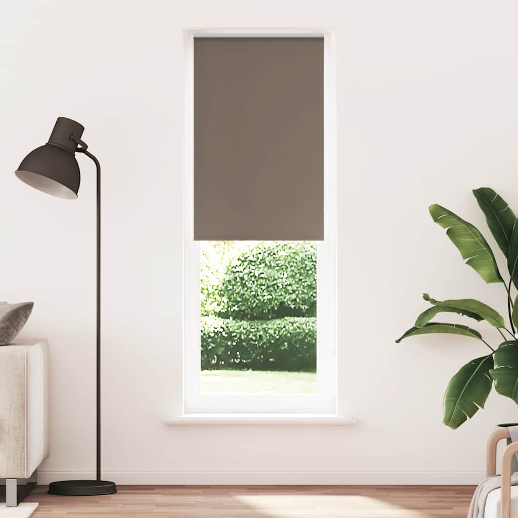 Roller Blind Blackout Coffee 65x210 cm Fabric Width 60.7 cm Polyester