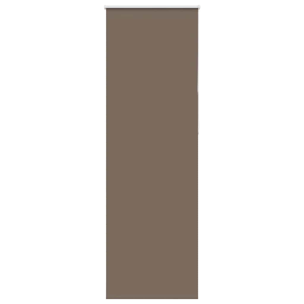 Roller Blind Blackout Coffee 75x210 cm Fabric Width 70.7 cm Polyester