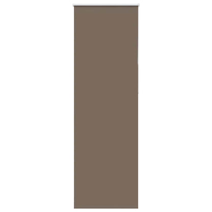 Roller Blind Blackout Coffee 75x210 cm Fabric Width 70.7 cm Polyester
