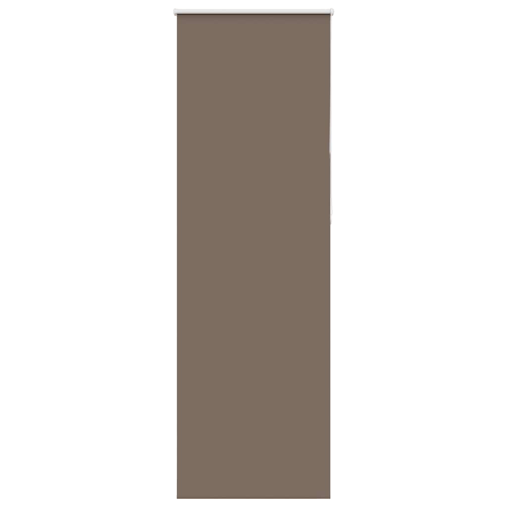Roller Blind Blackout Coffee 80x210 cm Fabric Width 75.7 cm Polyester