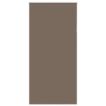 Roller Blind Blackout Coffee 105x210 cm Fabric Width 100.7 cm Polyester