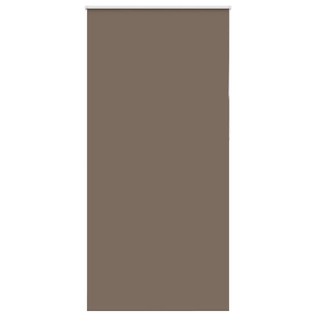 Roller Blind Blackout Coffee 110x210 cm Fabric Width 105.7 cm Polyester