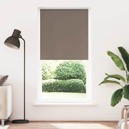 Roller Blind Blackout Coffee 110x210 cm Fabric Width 105.7 cm Polyester