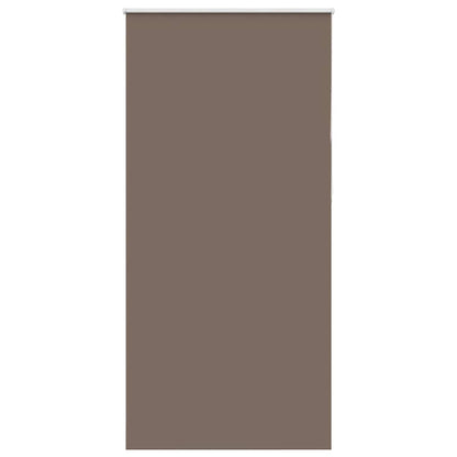Roller Blind Blackout Coffee 115x210 cm Fabric Width 110.7 cm Polyester