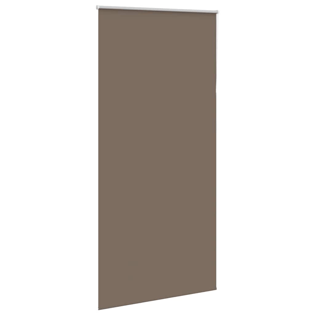 Roller Blind Blackout Coffee 115x210 cm Fabric Width 110.7 cm Polyester