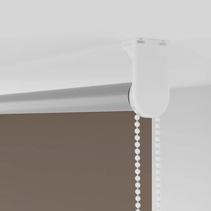 Roller Blind Blackout Coffee 125x210 cm Fabric Width 121.6 cm