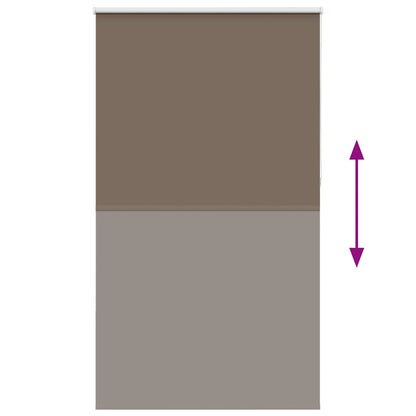 Roller Blind Blackout Coffee 135x210 cm Fabric Width 131.6 cm Polyester